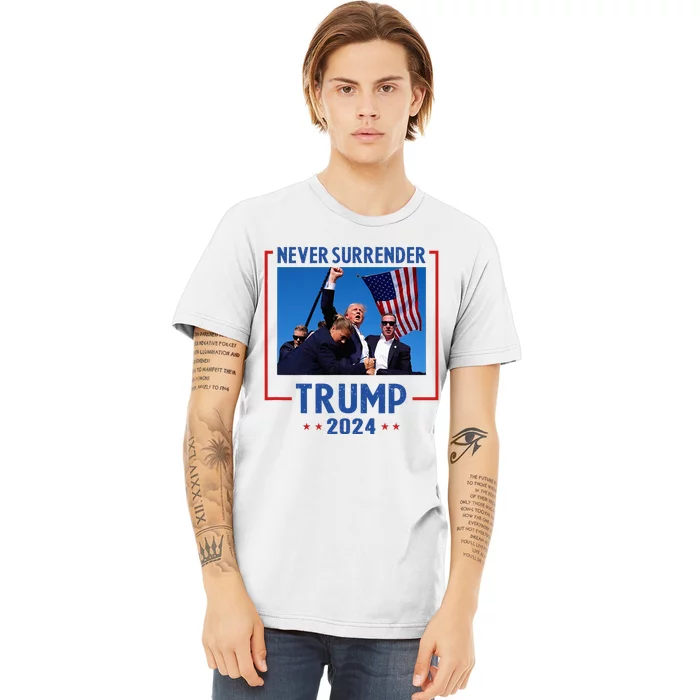 Trump Speech Fist In The Air Pennsylvania Trump 2024 Premium T-Shirt