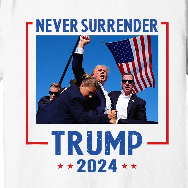 Trump Speech Fist In The Air Pennsylvania Trump 2024 Premium T-Shirt