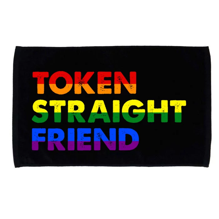 Token Straight Friend Rainbow Colors Microfiber Hand Towel