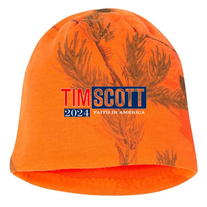 Tim Scott For President 2024 Campaign Kati - Camo Knit Beanie