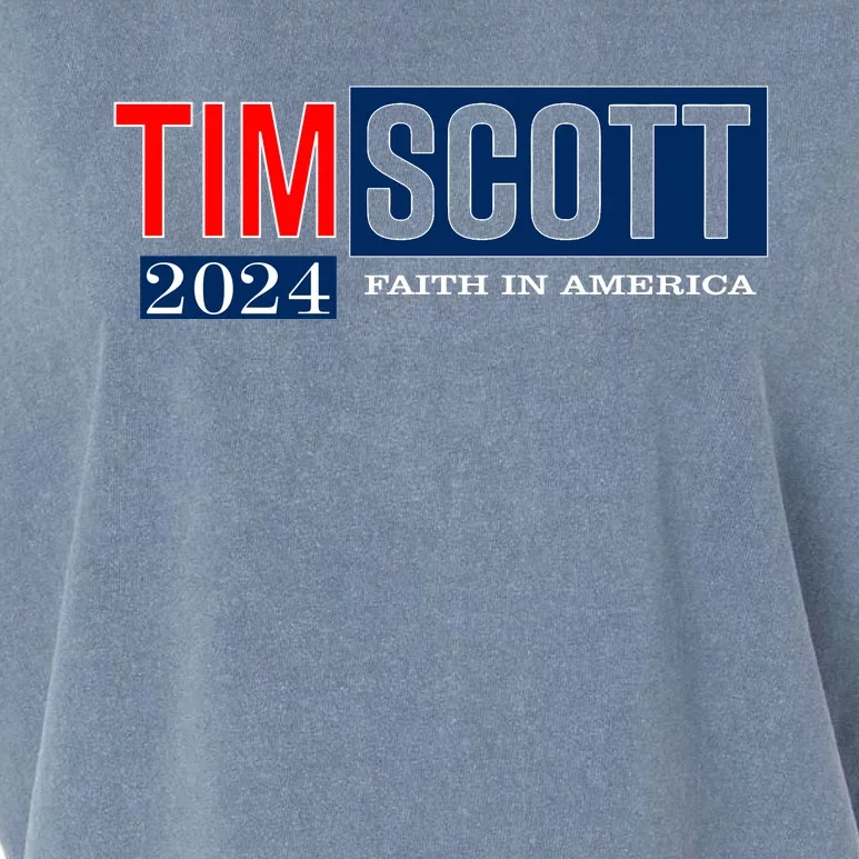 Tim Scott For President 2024 Campaign Garment-Dyed Women's Muscle Tee