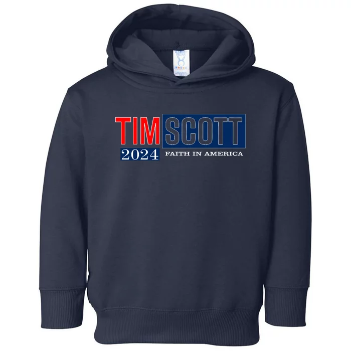 Tim Scott For President 2024 Campaign Toddler Hoodie