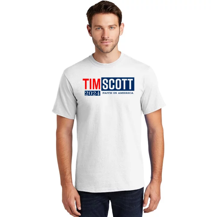 Tim Scott For President 2024 Campaign Tall T-Shirt