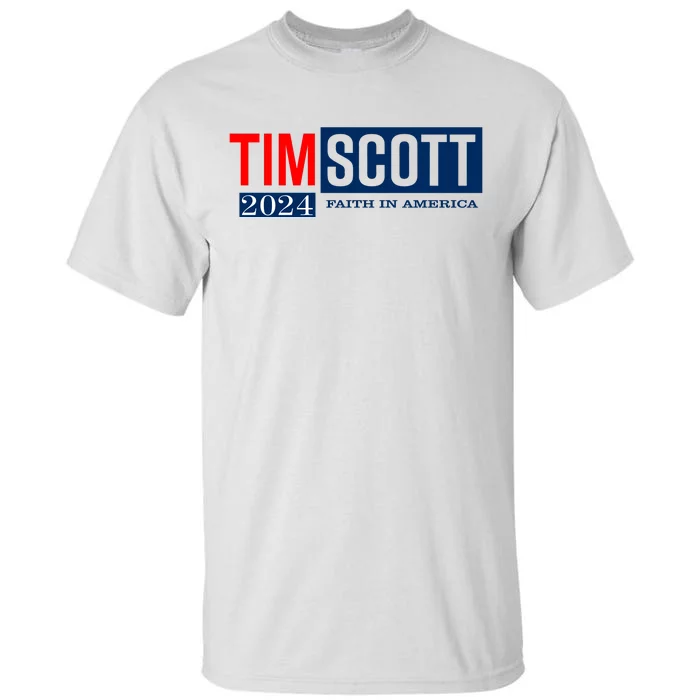 Tim Scott For President 2024 Campaign Tall T-Shirt