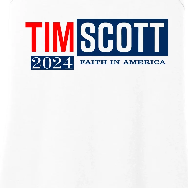 Tim Scott For President 2024 Campaign Ladies Essential Tank