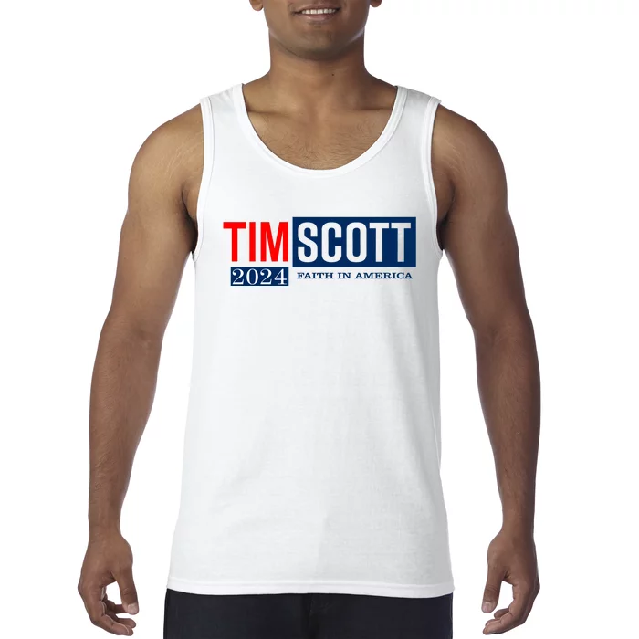 Tim Scott For President 2024 Campaign Tank Top