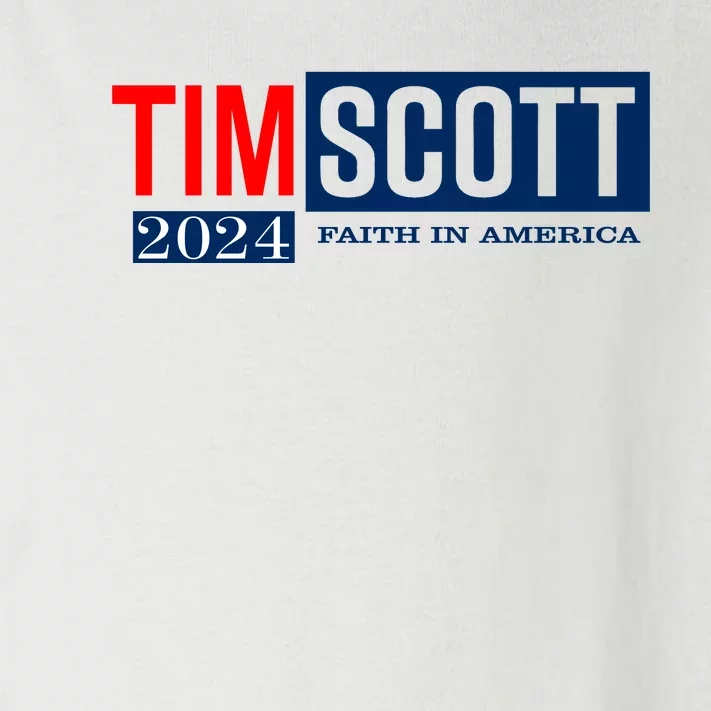 Tim Scott For President 2024 Campaign Toddler Long Sleeve Shirt