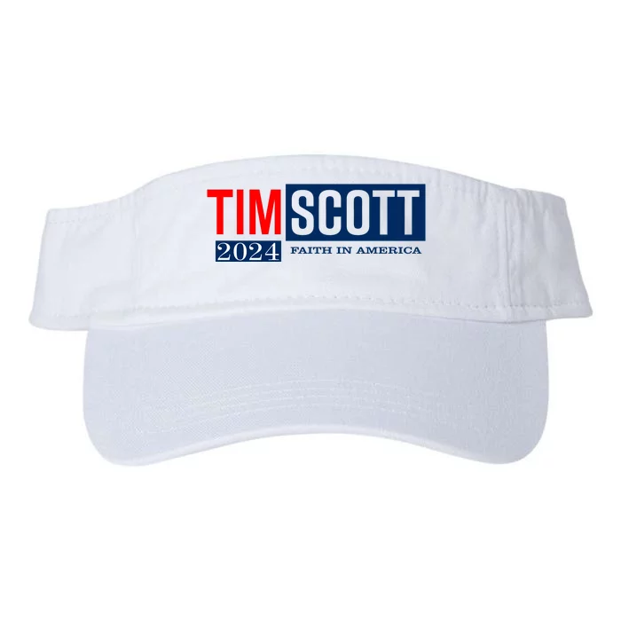 Tim Scott For President 2024 Campaign Valucap Bio-Washed Visor