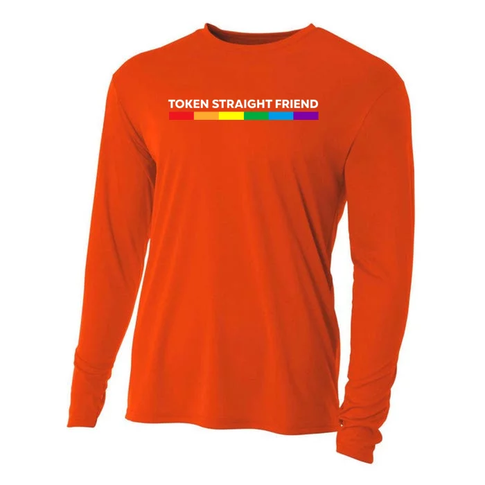 Token Straight Friend Rainbow Colors Cooling Performance Long Sleeve Crew