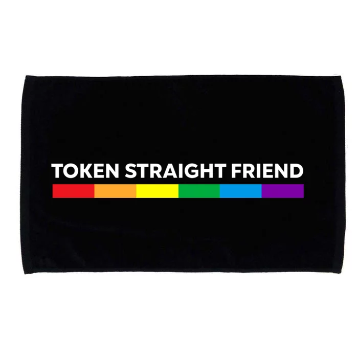 Token Straight Friend Rainbow Colors Microfiber Hand Towel