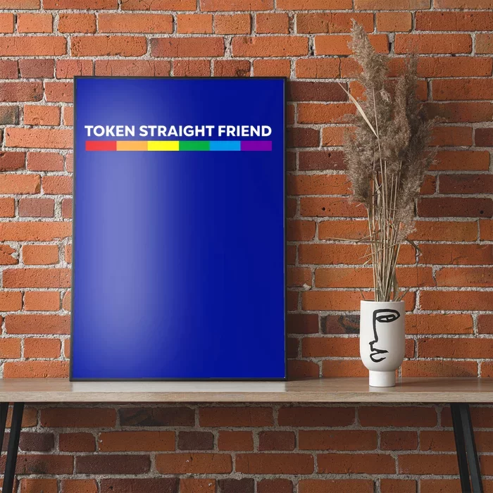 Token Straight Friend Rainbow Colors Poster