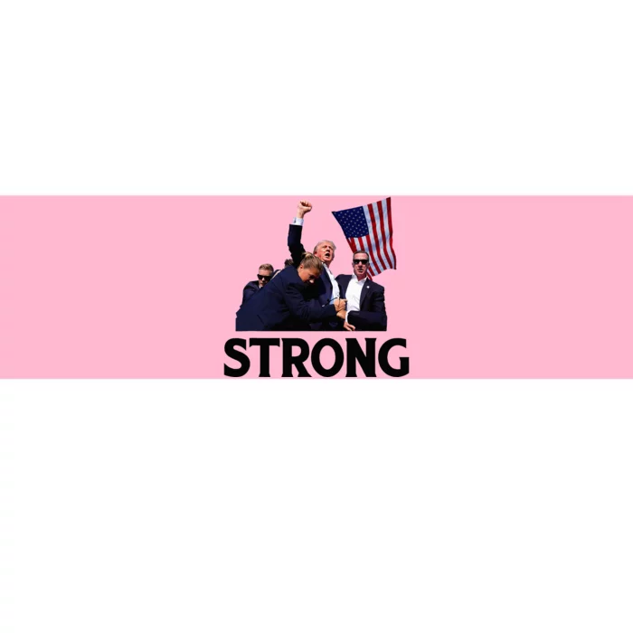 Trump Strong Fist Hand Us Vote Trump 2024 Survives Rally Bumper Sticker