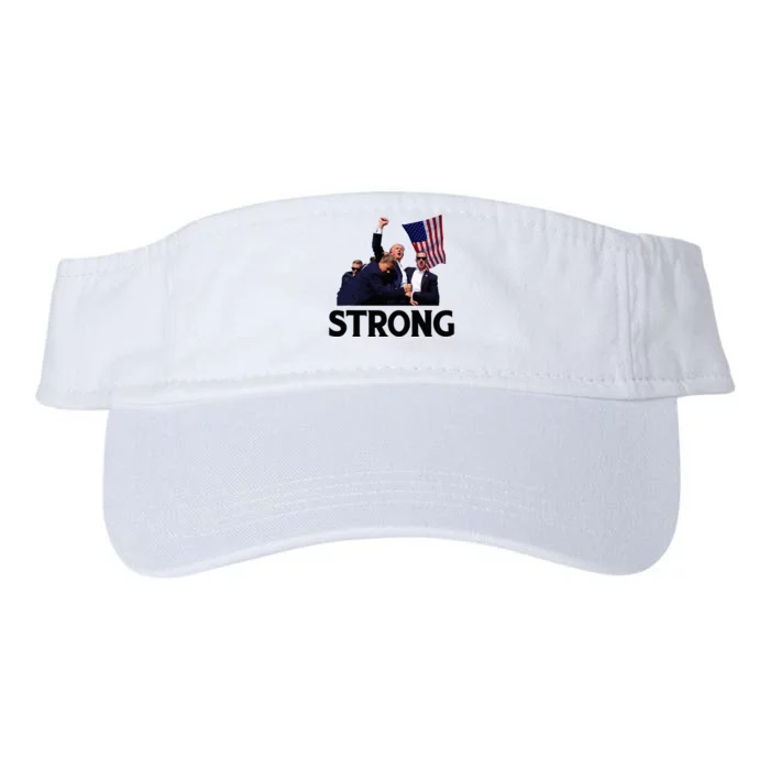 Trump Strong Fist Hand Us Vote Trump 2024 Survives Rally Valucap Bio-Washed Visor