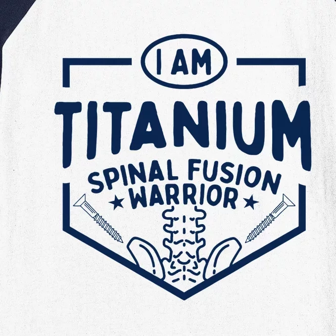 Titanium Spinal Fusion Warrior Spine Surgery Baseball Sleeve Shirt