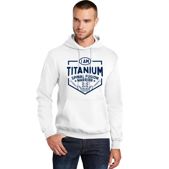 Titanium Spinal Fusion Warrior Spine Surgery Hoodie