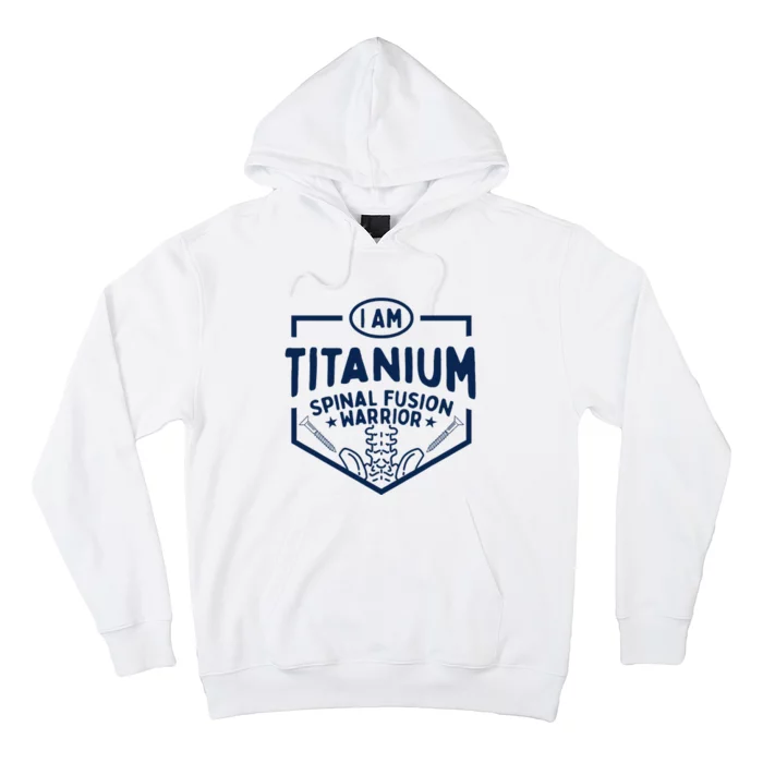 Titanium Spinal Fusion Warrior Spine Surgery Hoodie