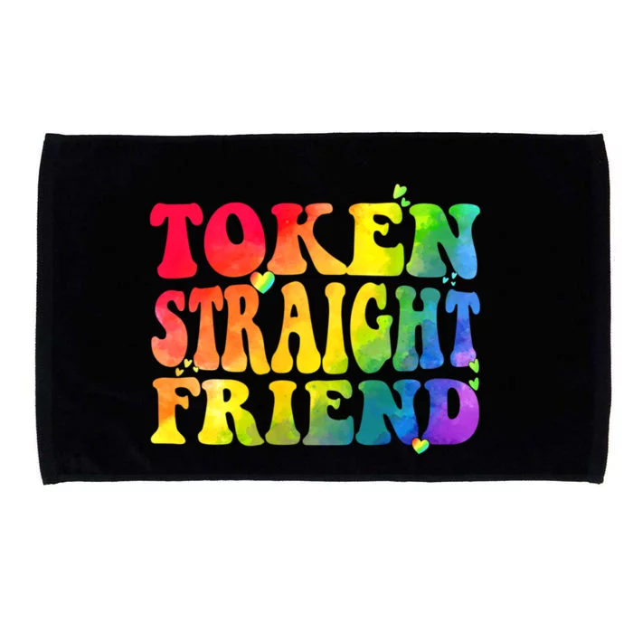 Token Straight Friend Rainbow Colors Microfiber Hand Towel