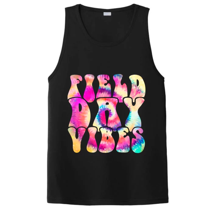 Teacher Student Field Day Vibes Funny Gift Performance Tank