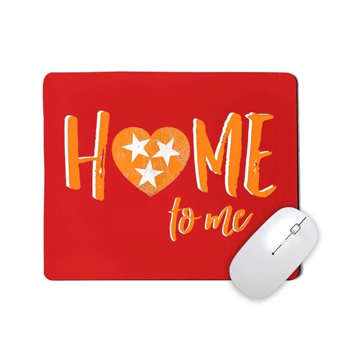 Tennessee State Flag Heart Love My State Football Home Fan Mousepad