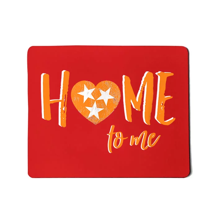 Tennessee State Flag Heart Love My State Football Home Fan Mousepad