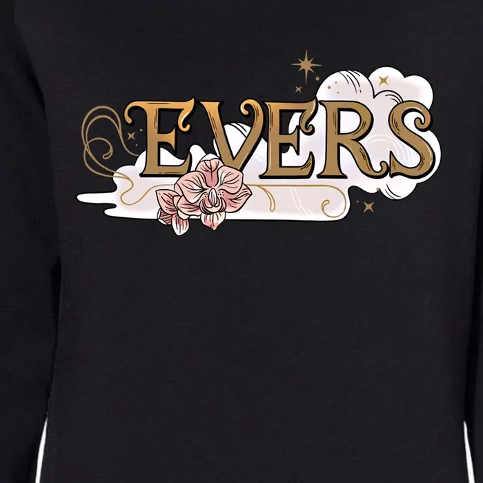 The School For Good And Evil Evers Floral And Clouds Logo Cute Gift Womens California Wash Sweatshirt