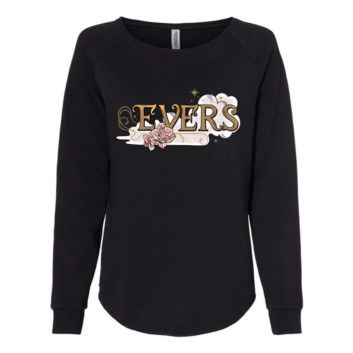 The School For Good And Evil Evers Floral And Clouds Logo Cute Gift Womens California Wash Sweatshirt