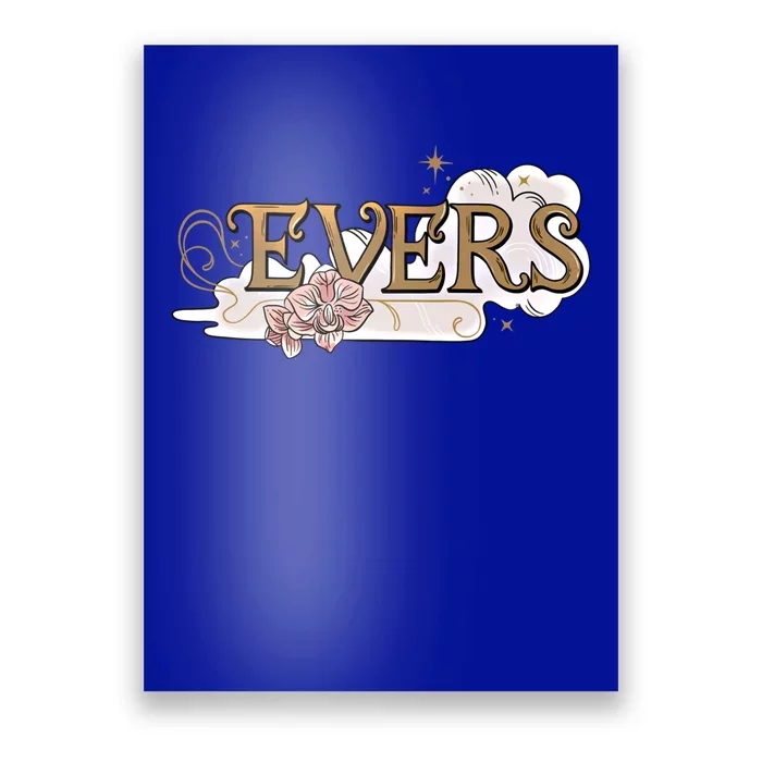 The School For Good And Evil Evers Floral And Clouds Logo Cute Gift Poster