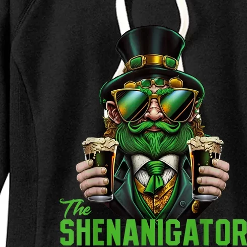 The Shenanigator, Funny Shenanigans Design For St Paddys Day Women's Fleece Hoodie