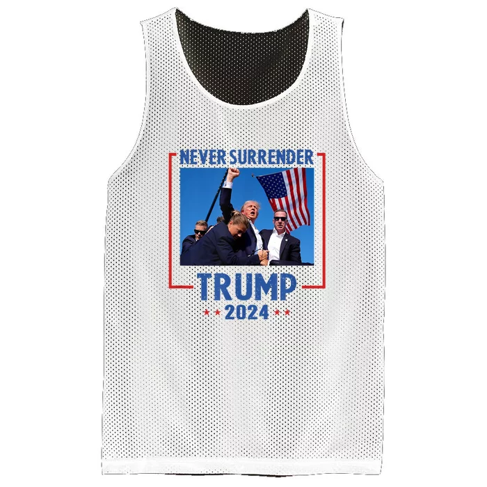 Trump Speech Fist In The Air Pennsylvania Trump 2024 Gift Mesh Reversible Basketball Jersey Tank