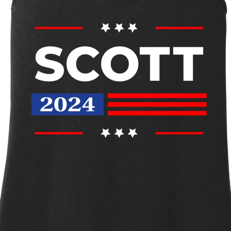 Tim Scott 2024 For President Ladies Essential Tank