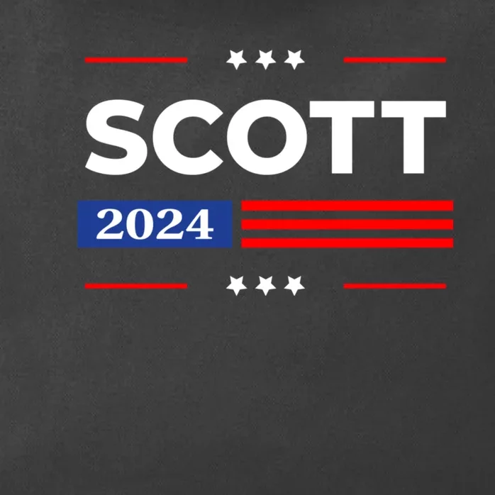 Tim Scott 2024 For President Zip Tote Bag