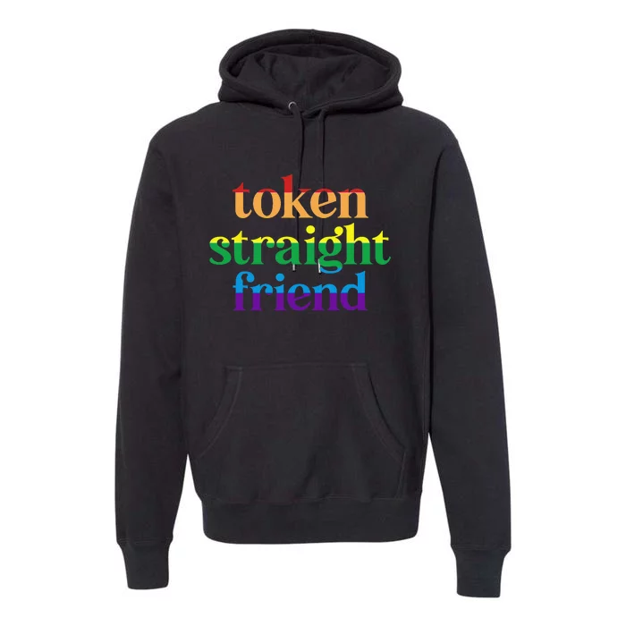 Token Straight Friend Premium Hoodie