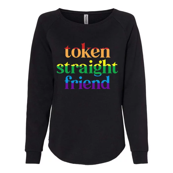 Token Straight Friend Womens California Wash Sweatshirt