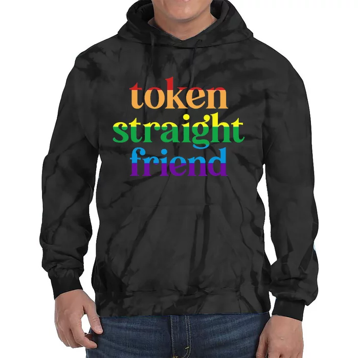 Token Straight Friend Tie Dye Hoodie