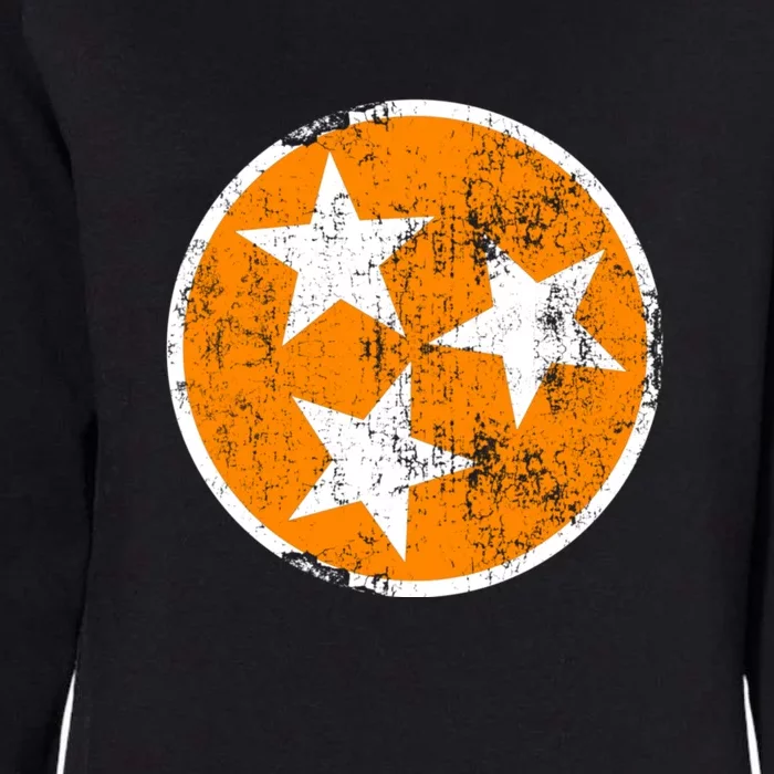 Tennessee State Flag TN Souvenir Football Baseball Sport Fans Womens California Wash Sweatshirt