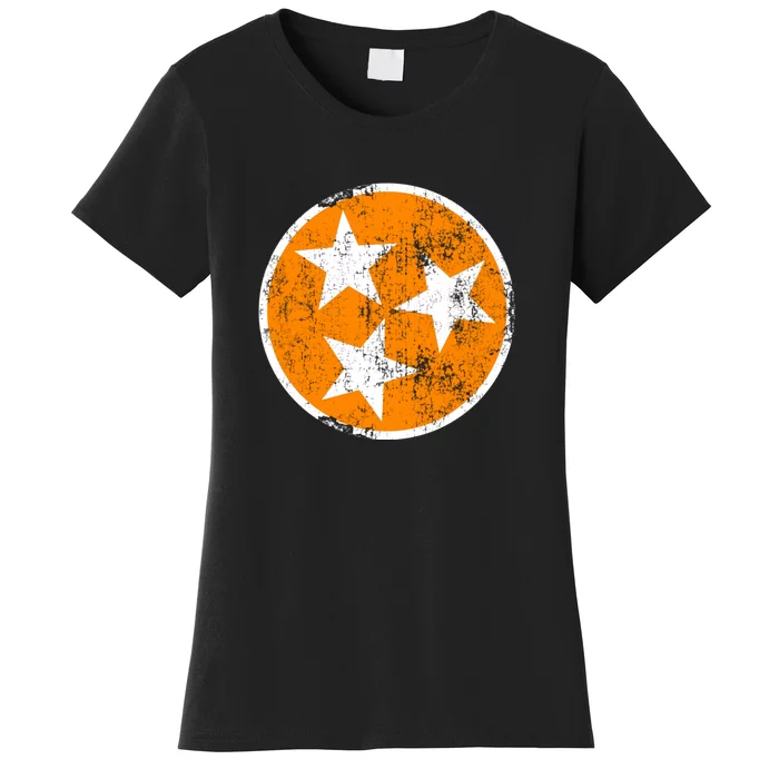 Tennessee State Flag TN Souvenir Football Baseball Sport Fans Women's T-Shirt