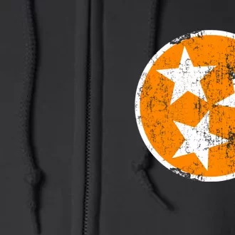 Tennessee State Flag TN Souvenir Football Baseball Sport Fans Full Zip Hoodie