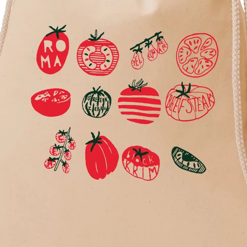 Tomato Shirts Foodie Gardening Gift Drawstring Bag