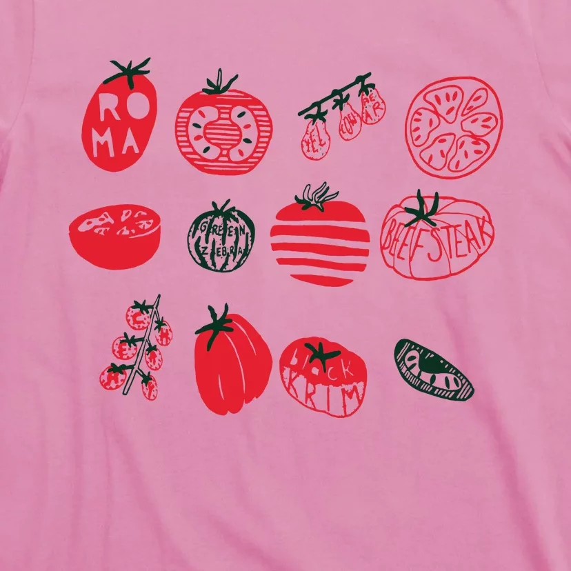 Tomato Shirts Foodie Gardening Gift T-Shirt