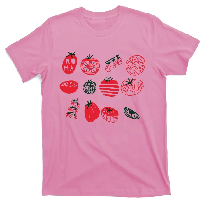 Tomato Shirts Foodie Gardening Gift T-Shirt