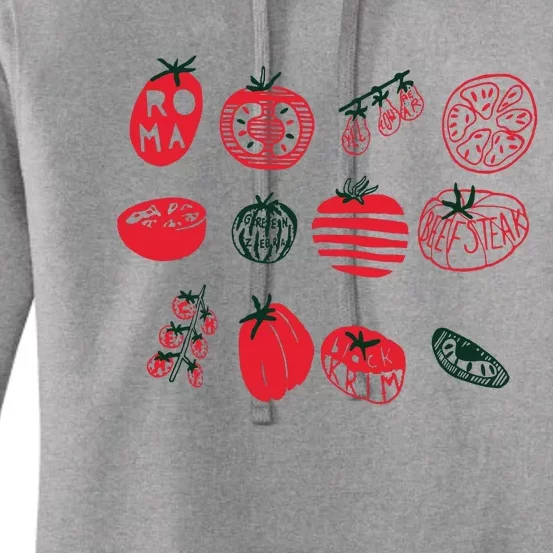 Tomato Shirts Foodie Gardening Gift Women's Pullover Hoodie