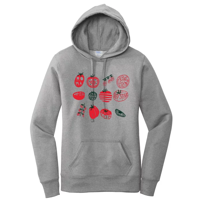 Tomato Shirts Foodie Gardening Gift Women's Pullover Hoodie