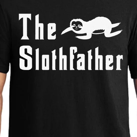 The Slothfather Funny Sloth Father Dad Humor Fathers Day Pajama Set