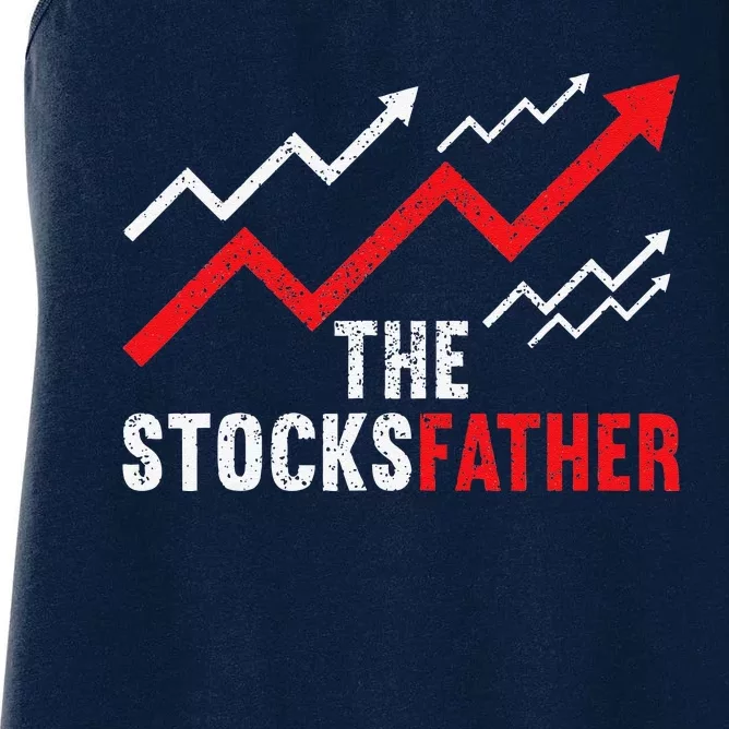 The Stocks Father Day Trader Bull Market Women's Racerback Tank