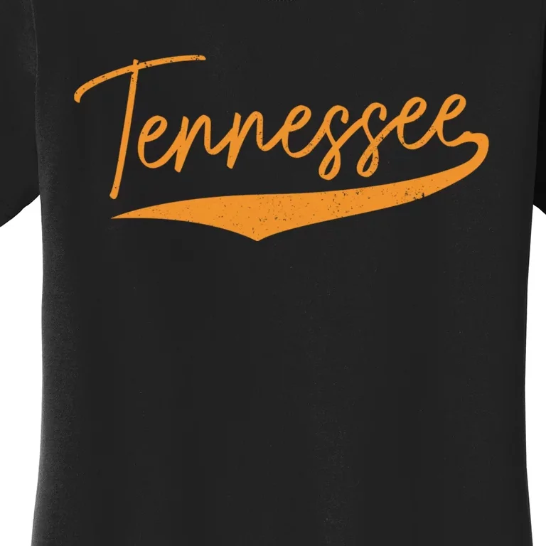 Tennessee State Flag TN Souvenir Football Baseball Sport Fans Women's T-Shirt