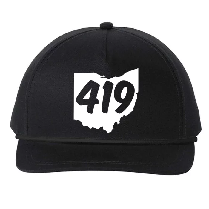 Toledo Sandusky Field 419 Area Code Ohio Cute Gift Snapback Five-Panel Rope Hat