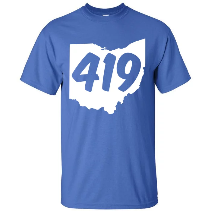 Toledo Sandusky Field 419 Area Code Ohio Cute Gift Tall T-Shirt