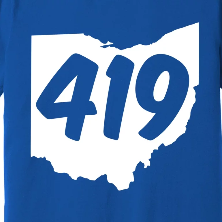 Toledo Sandusky Field 419 Area Code Ohio Cute Gift Premium T-Shirt