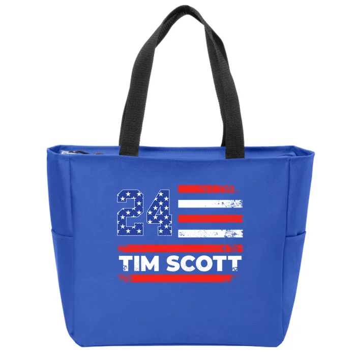 Tim Scott 2024 For President Zip Tote Bag