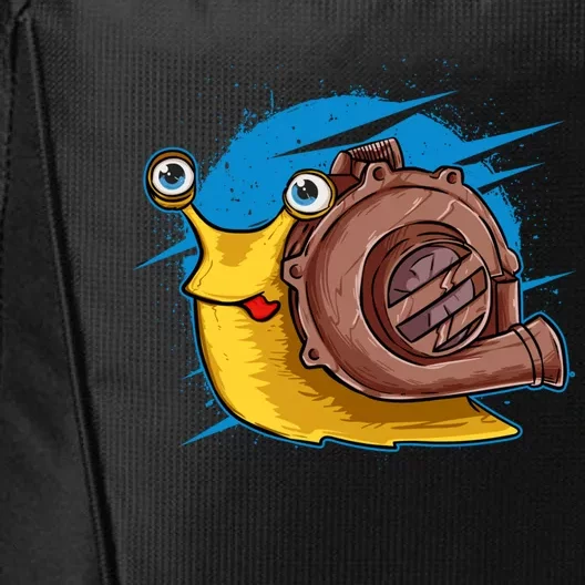 Turbo Snail Funny Boost Car Engine Steam Punk Style Gift City Backpack